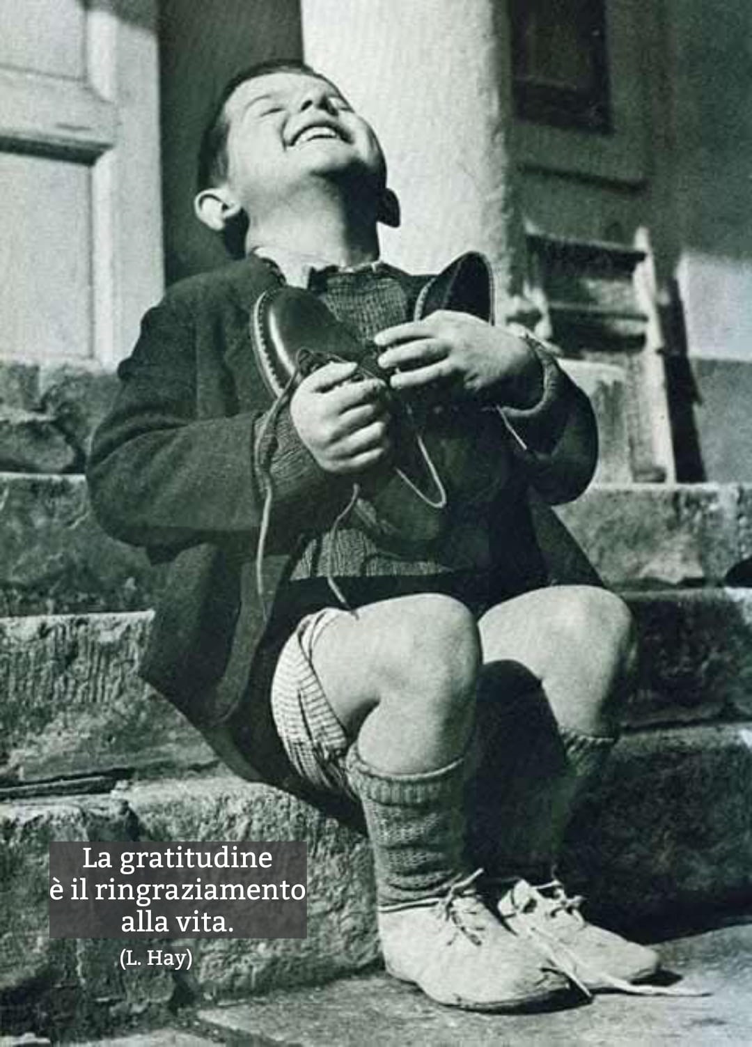 Per vivere bene bisogna imparare a dire grazie.